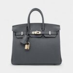 Hermès Gris Misty Togo Birkin 25 Permabrass Hardware