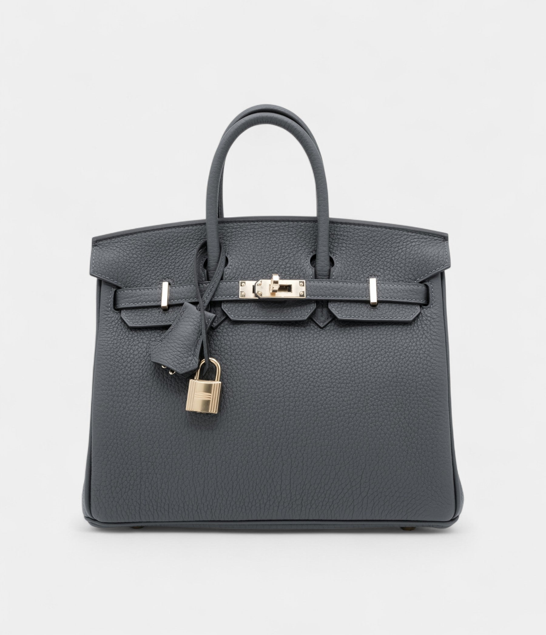 Hermès Gris Misty Togo Birkin 25 Permabrass Hardware
