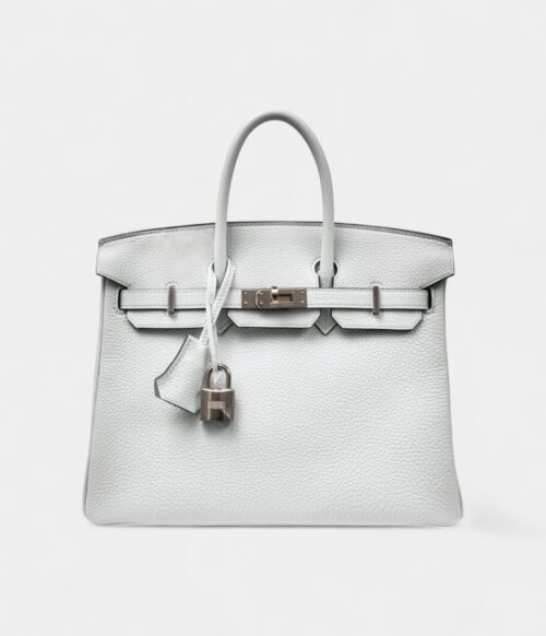 Hermès Gris Platine Togo Birkin 25 Palladium Hardware