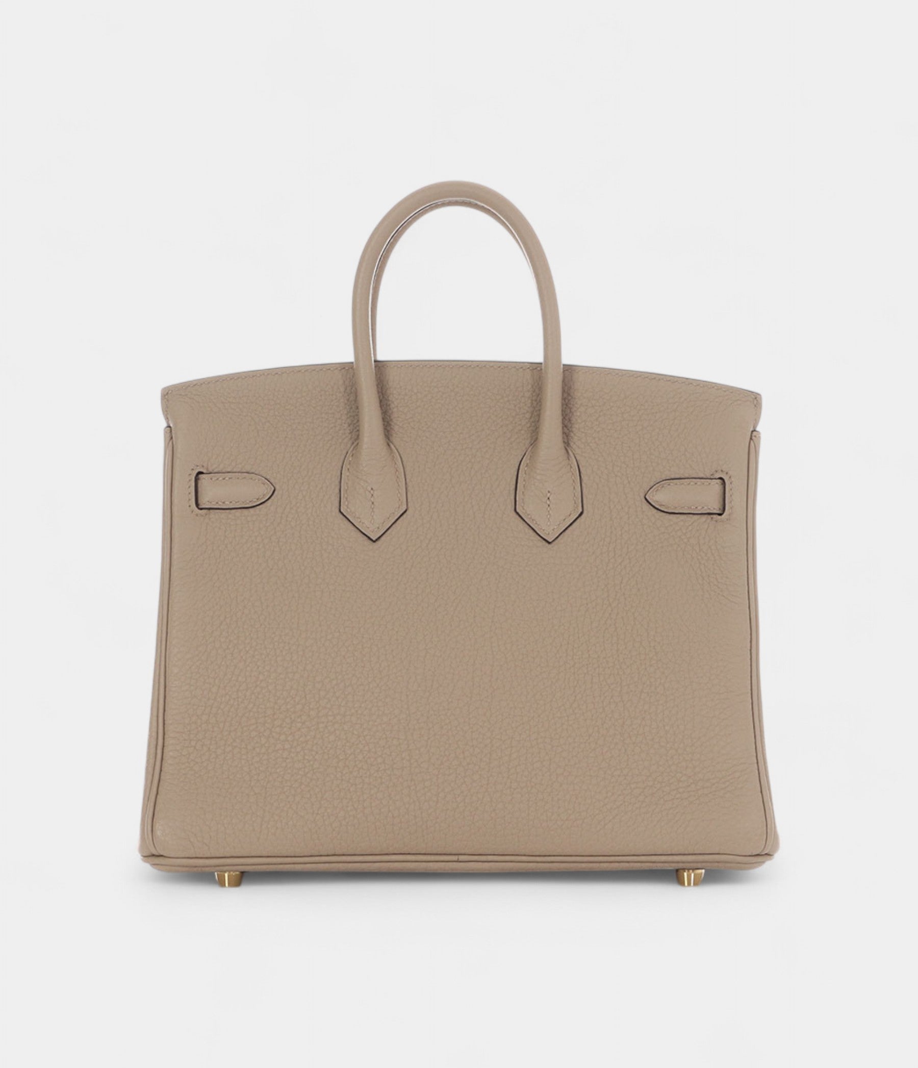 Hermès Gris Tourterelle Togo Birkin 25 Gold Hardware