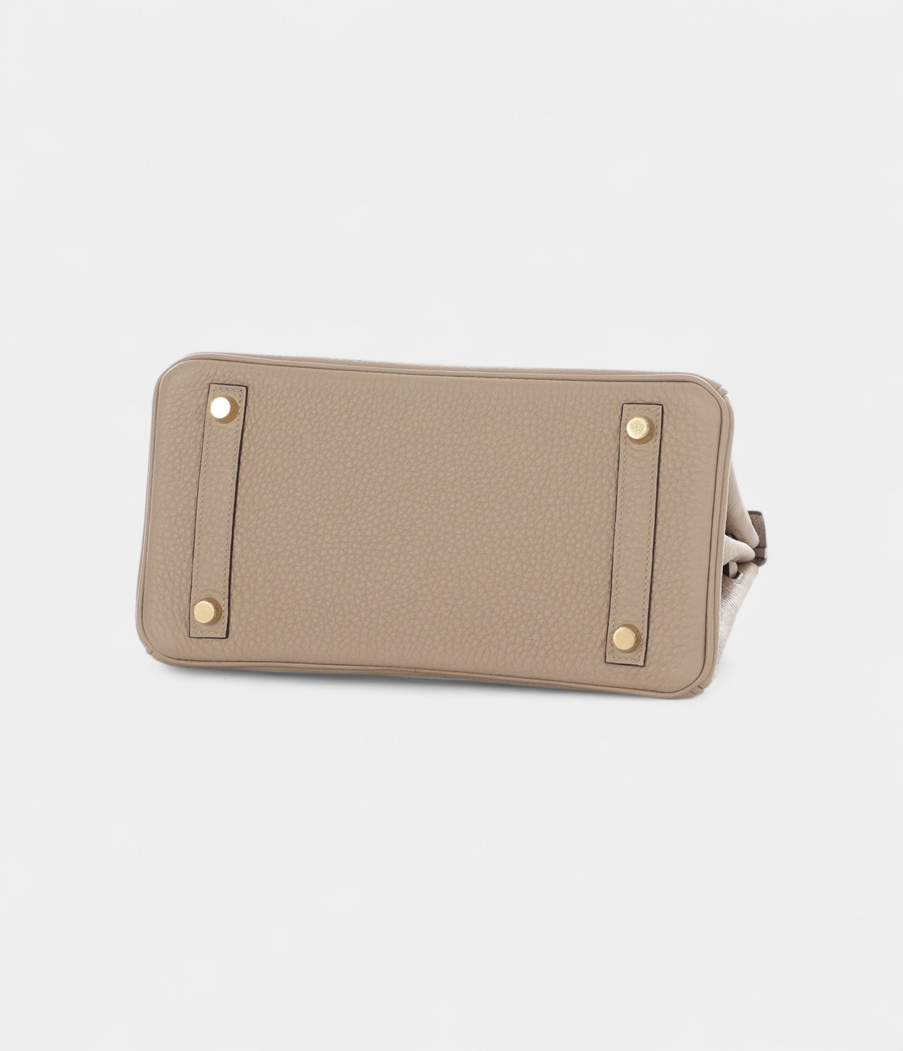 Hermès Gris Tourterelle Togo Birkin 25 Gold Hardware