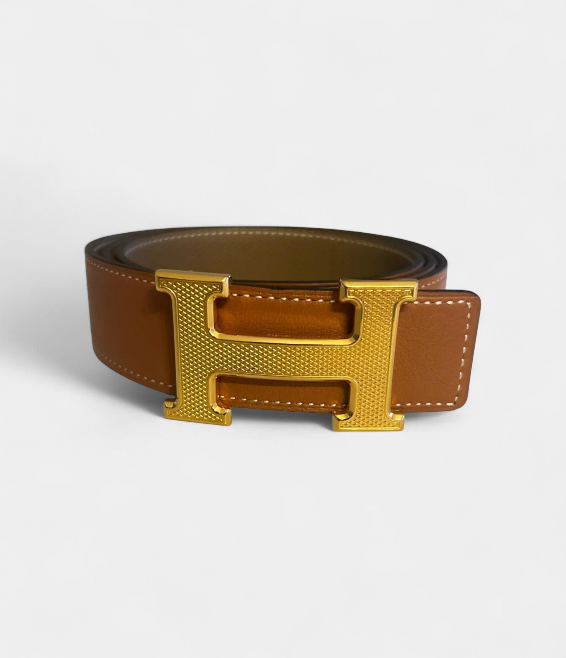Hermès H Brown Leather Belt Classic Color, Iconic Design
