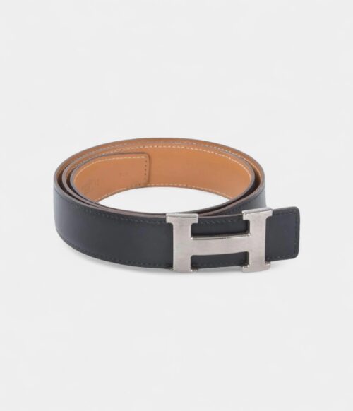Hermès H Leather Belt Bold Icon, Timeless Essential
