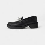 Hermes Hot Loafer Noir Calfskin Leather