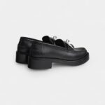 Hermes Hot Loafer Noir Calfskin Leather