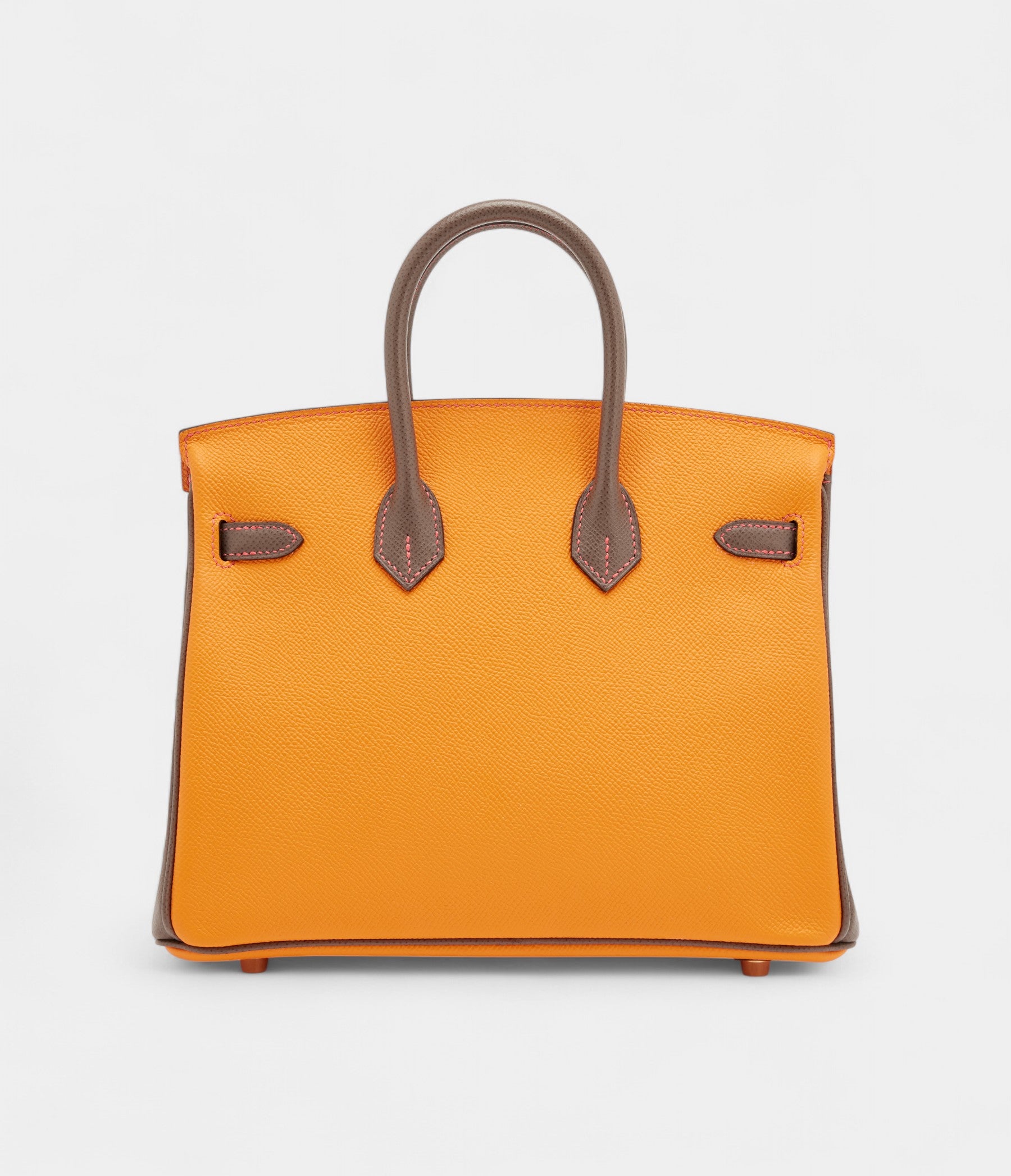 Hermès Jaune D'Or and Etain Bi-Color Epsom Birkin 25 Gold Hardware