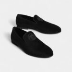 Hermès Kateo Loafer Velvet Sophistication with Signature Embroidery