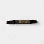 Hermès Kelly Leather Belt in Burgundy