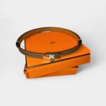Hermès Kelly Leather Belt in Grey Understated Elegance, Redefined