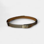 Hermès Kelly Leather Belt in Grey Understated Elegance, Redefined