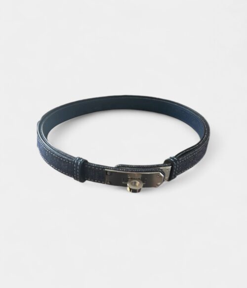 Hermès Kelly Leather Belt with Turn-Lock Clasp