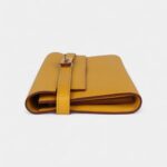 Hermès Kelly Long Wallet Jaune Ambre Epsom Gold Hardware