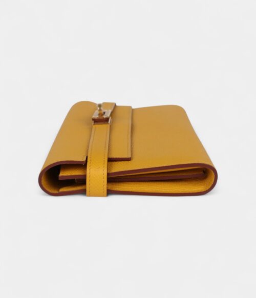 Hermès Kelly Long Wallet Jaune Ambre Epsom Gold Hardware