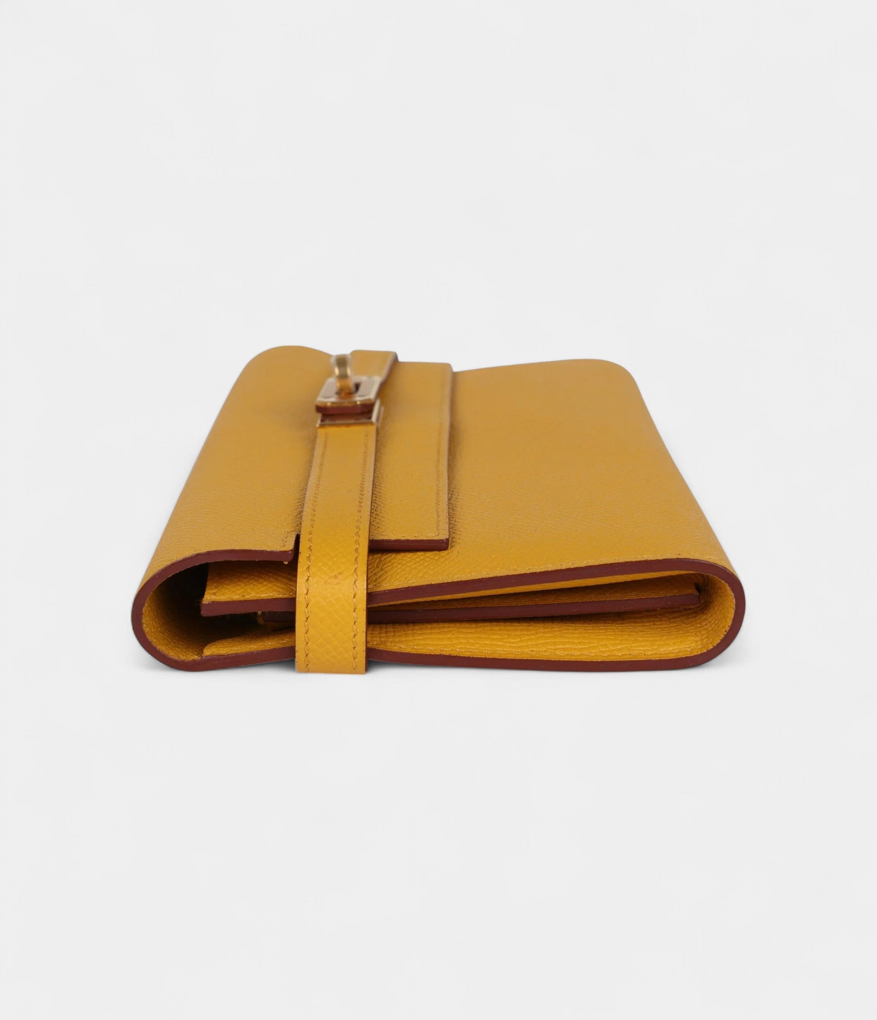 Hermès Kelly Long Wallet Jaune Ambre Epsom Gold Hardware