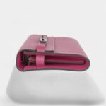 Hermès Kelly Wallet To Go Rose Pourpre Chevre Palladium Hardware