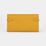 Hermès Kelly Long Wallet Jaune Ambre Epsom Gold Hardware