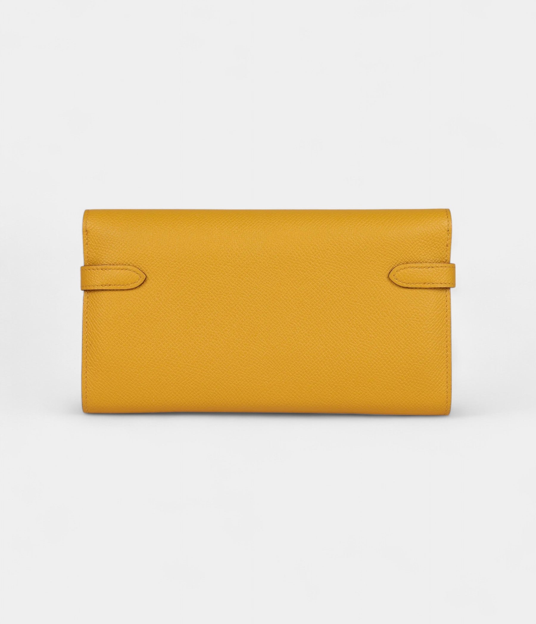 Hermès Kelly Long Wallet Jaune Ambre Epsom Gold Hardware