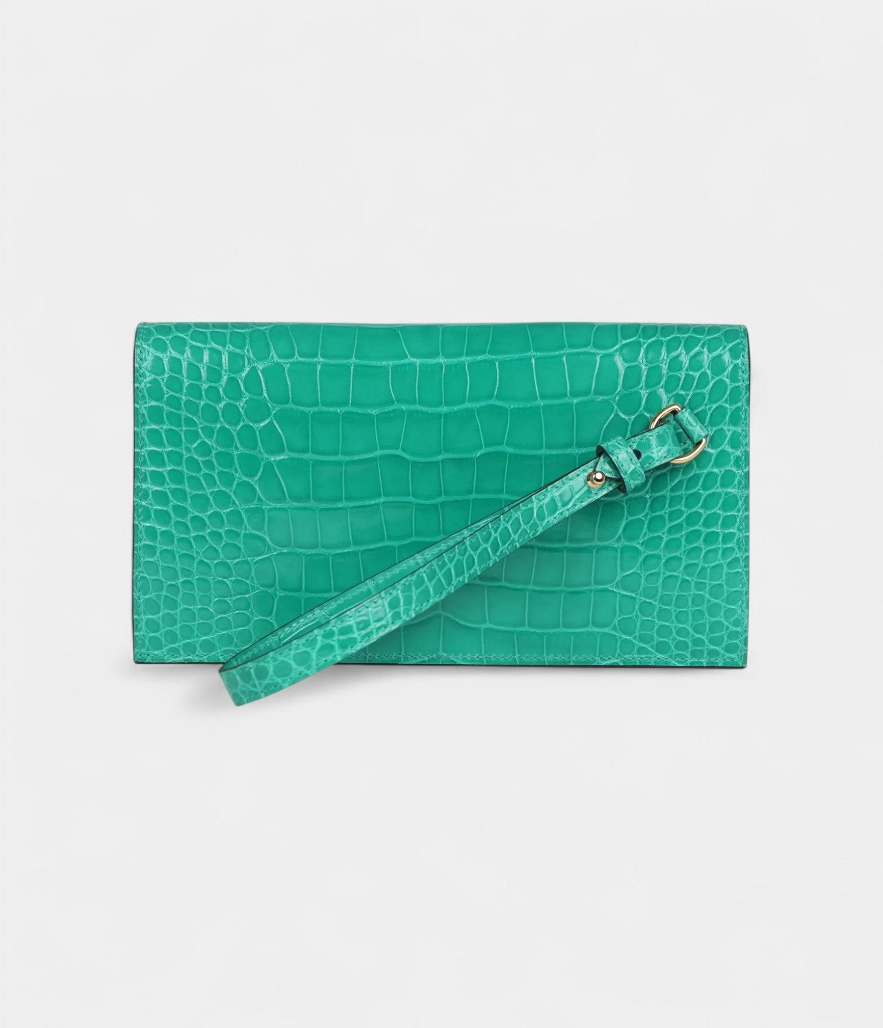 HermesKellyPocketLongWalletVertJadeShinyAlligatorGoldHardware_2.jpg Hermès Kelly Pocket Long Wallet Vert Jade Shiny Alligator Gold Hardware