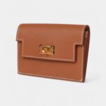 Hermès Kelly Pocket Slim Wallet Gold Epsom Gold Hardware