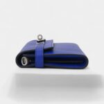 Hermès Kelly Wallet Electric Blue Epsom Leather Palladium Hardware
