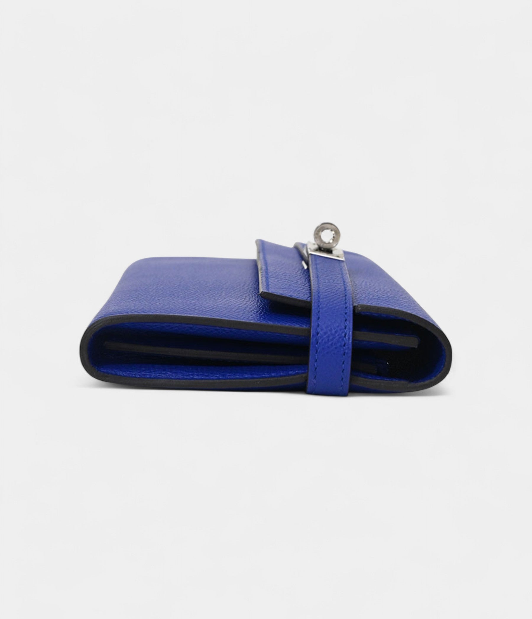 Hermès Kelly Wallet Electric Blue Epsom Leather Palladium Hardware
