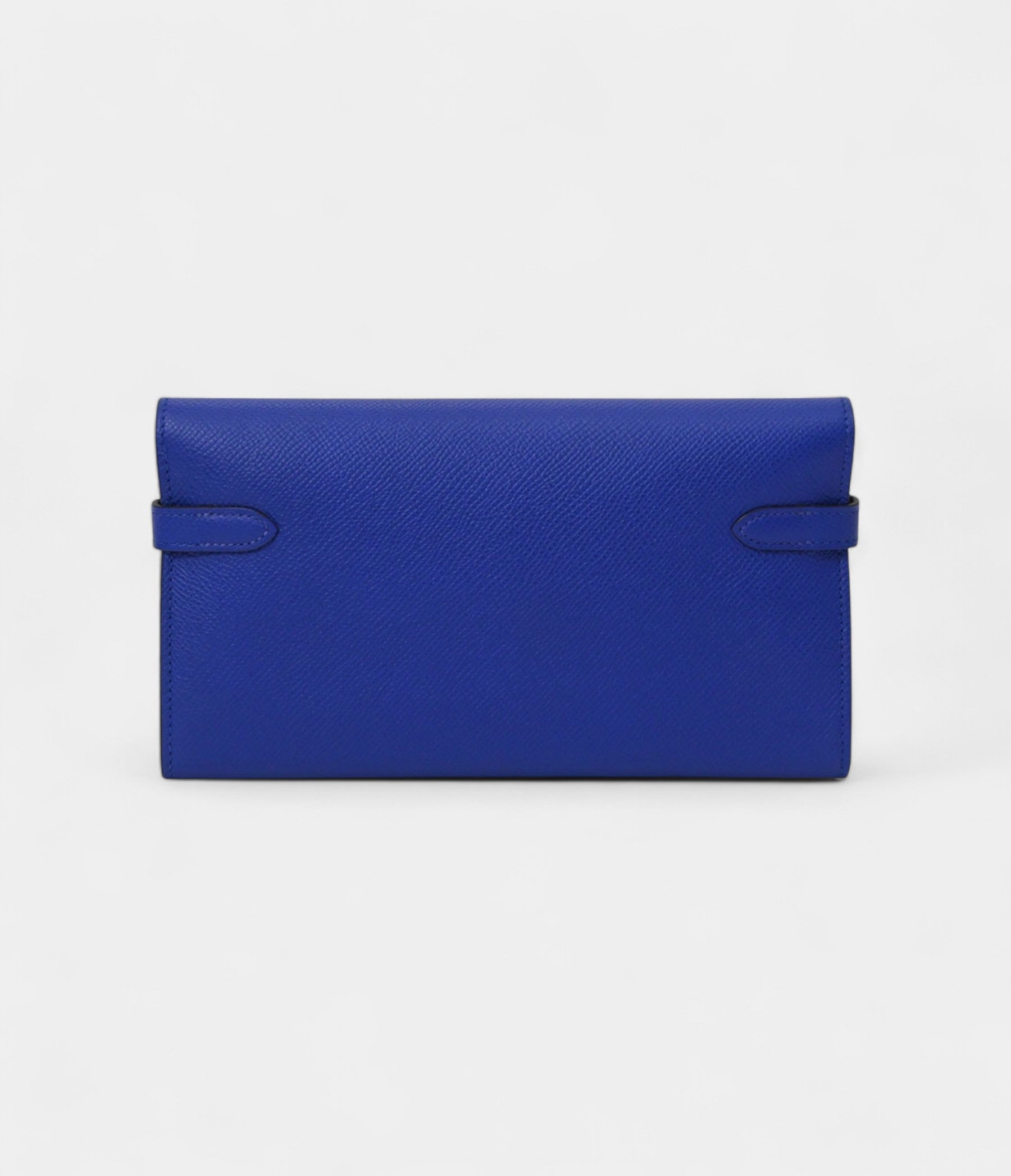 Hermès Kelly Wallet Electric Blue Epsom Leather Palladium Hardware