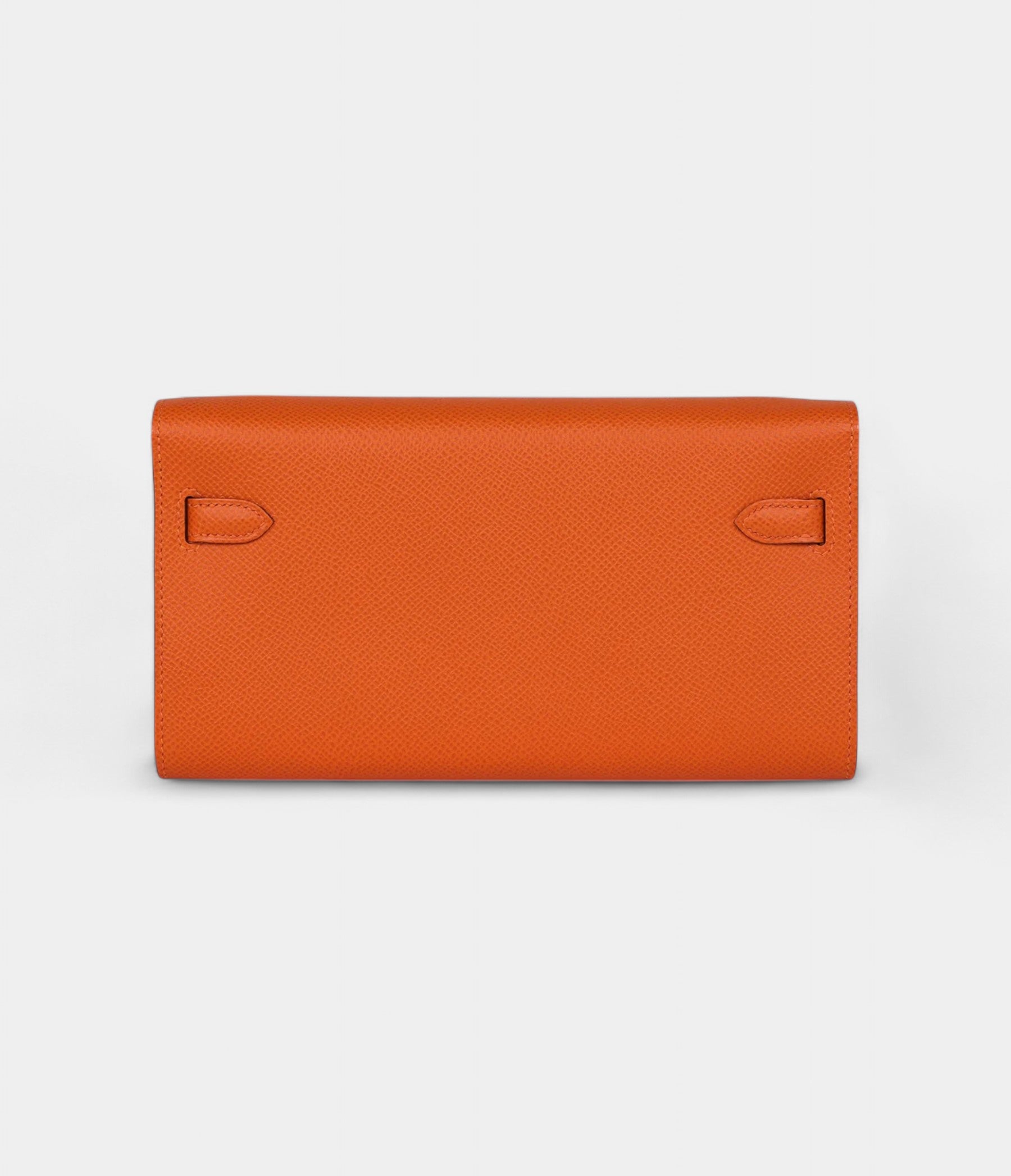 Hermès Kelly Wallet Orange Epsom Palladium Hardware