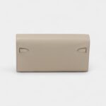 Hermès Kelly Wallet To Go Concrete Clemence Leather Palladium Hardware