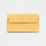 Hermès Kelly Wallet To Go Doré Chamkila Light Leather Permabrass Hardware