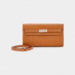 Hermès Kelly Wallet To Go Gold Epsom Leather Palladium Hardware