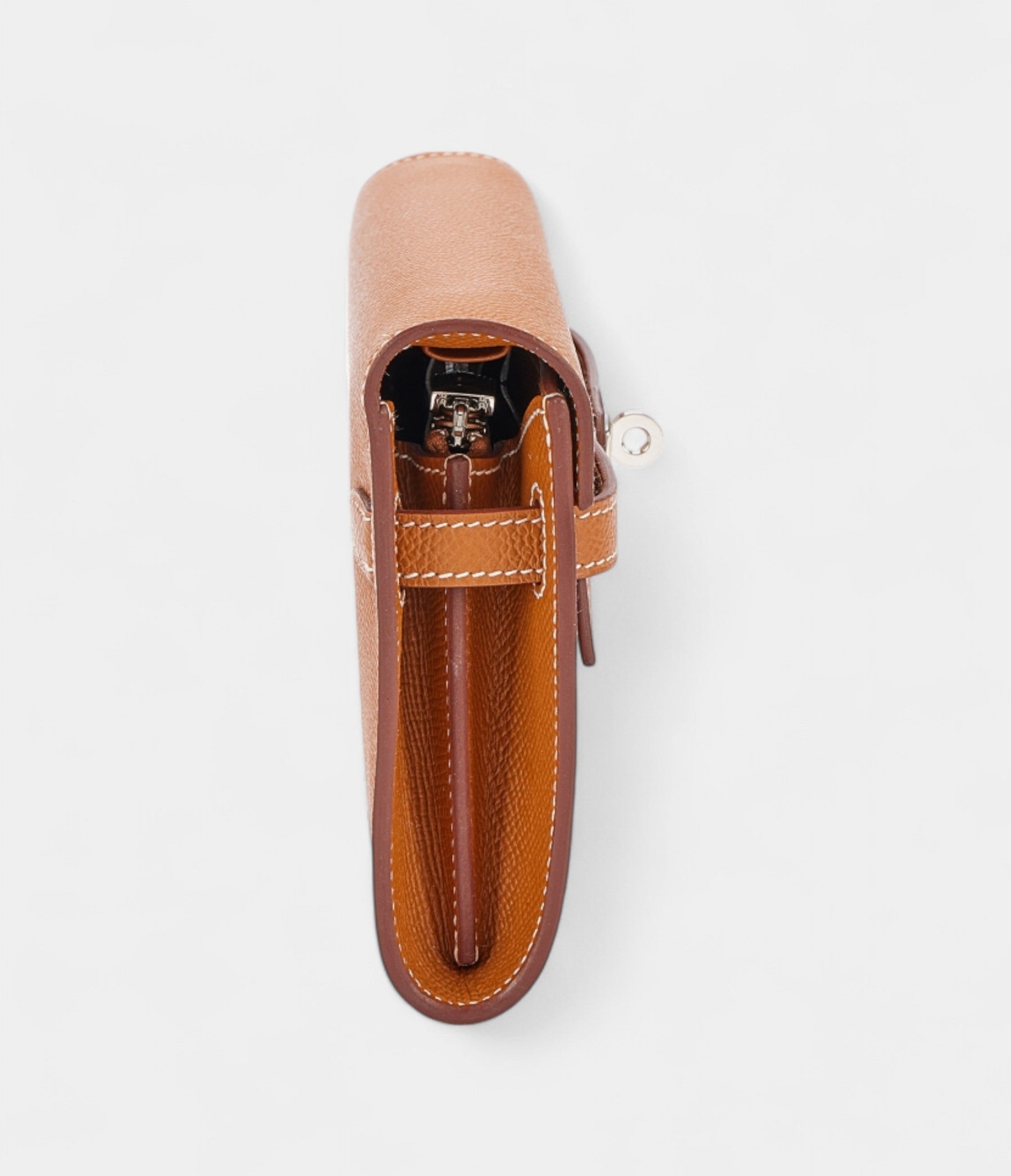 Hermès Kelly Wallet To Go Gold Epsom Leather Palladium Hardware