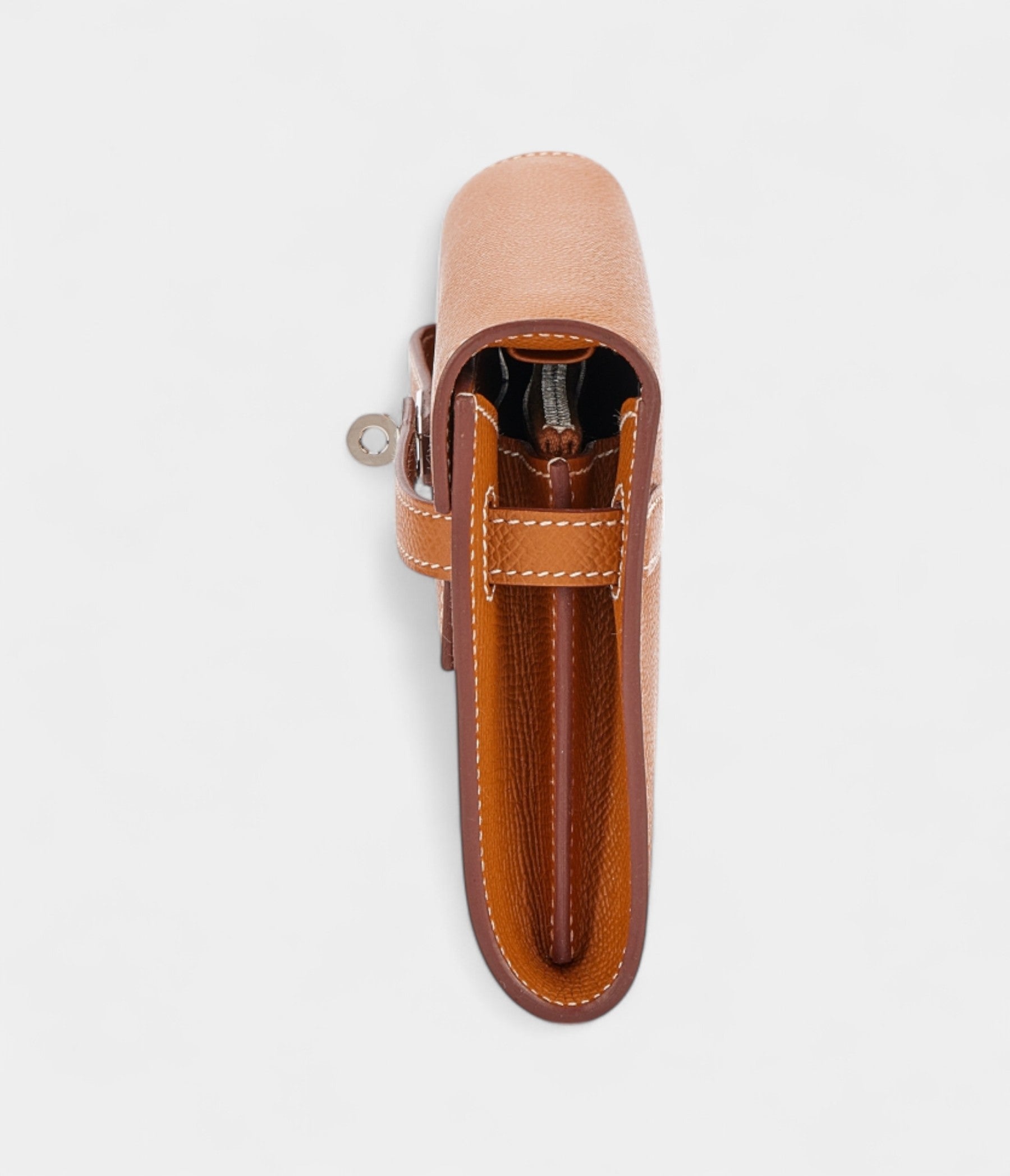 Hermès Kelly Wallet To Go Gold Epsom Leather Palladium Hardware