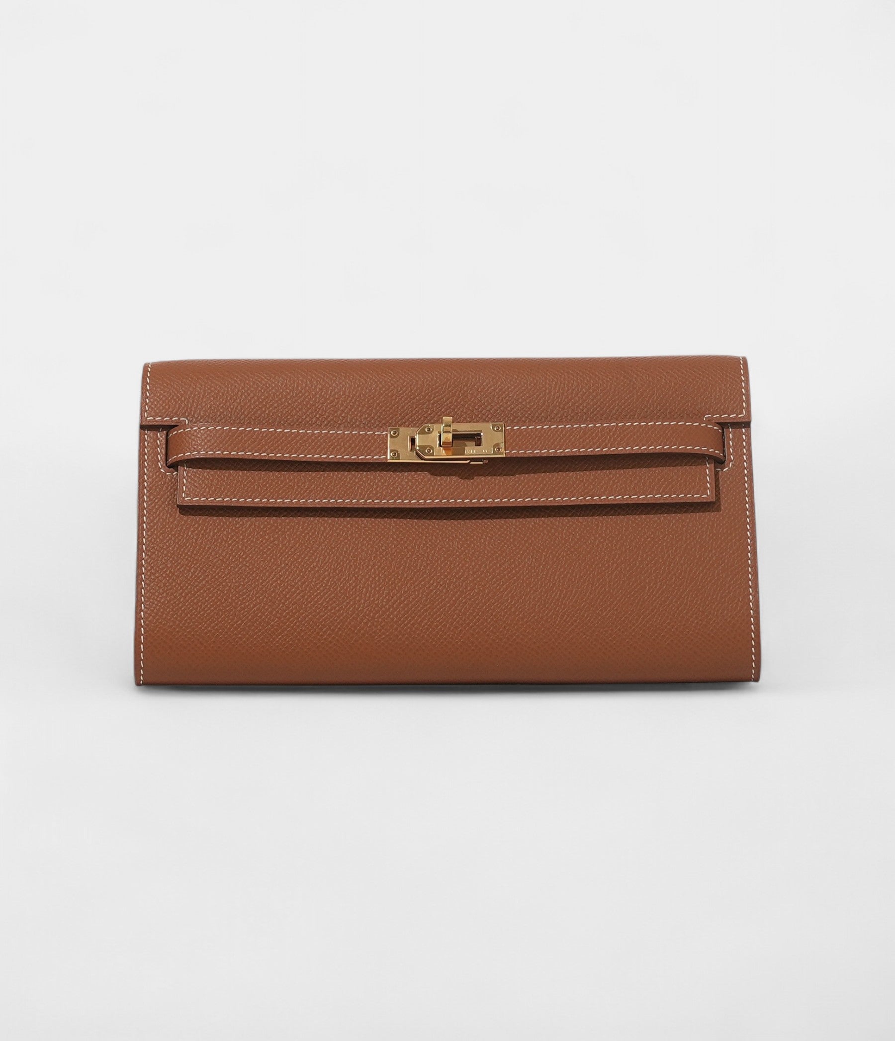 Hermès Kelly Wallet To Go Gold Epsom Palladium Hardware