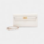 Hermès Kelly Wallet To Go Gris Pale Epsom Palladium Hardware