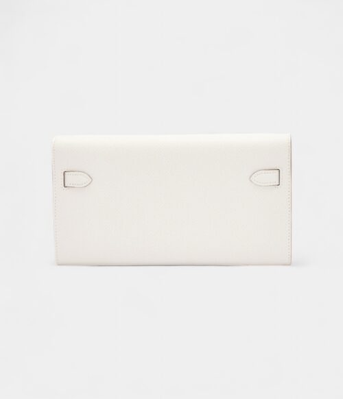 Hermès Kelly Wallet To Go Gris Pale Epsom Palladium Hardware
