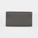 Hermès Kelly Wallet To Go Gris Meyer Epsom Palladium Hardware