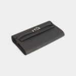 Hermès Kelly Wallet To Go Gris Meyer Epsom Palladium Hardware