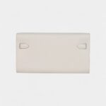 Hermès Kelly Wallet To Go Gris Pale Epsom Gold Hardware