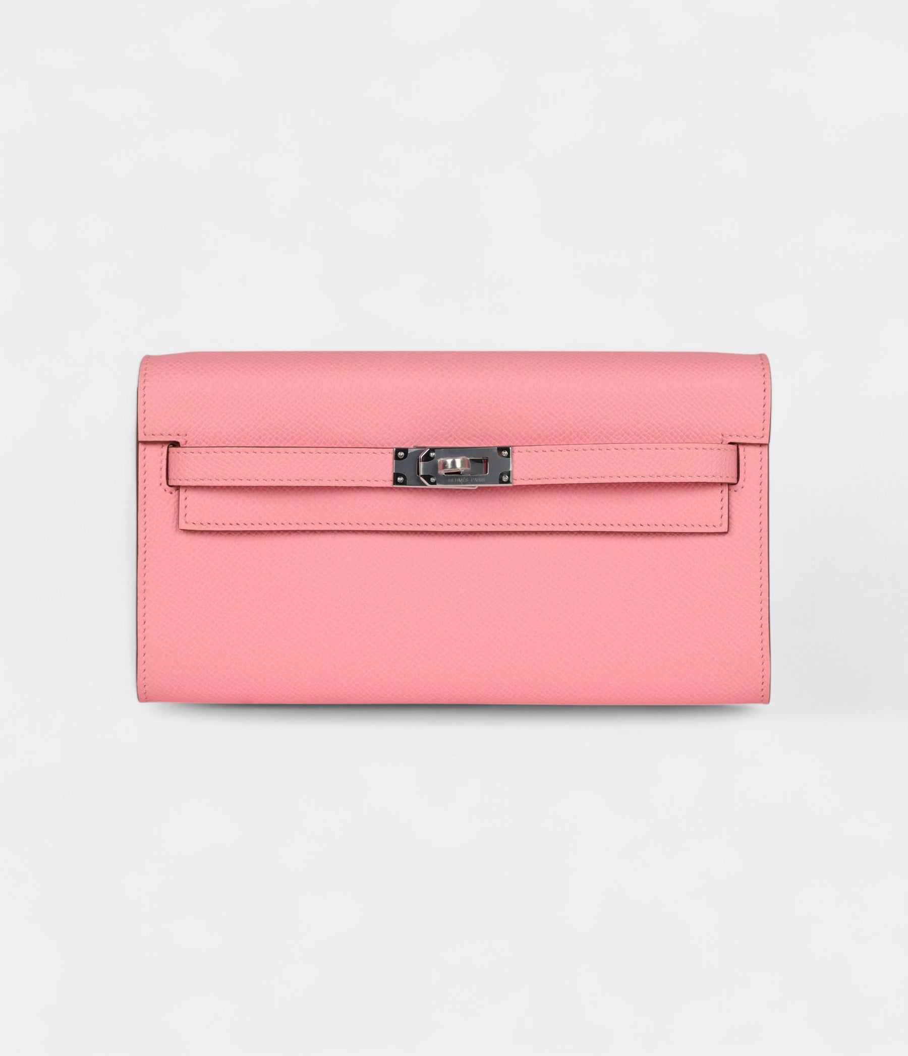 Hermès Kelly Wallet To Go Rose Confetti Epsom Palladium Hardware