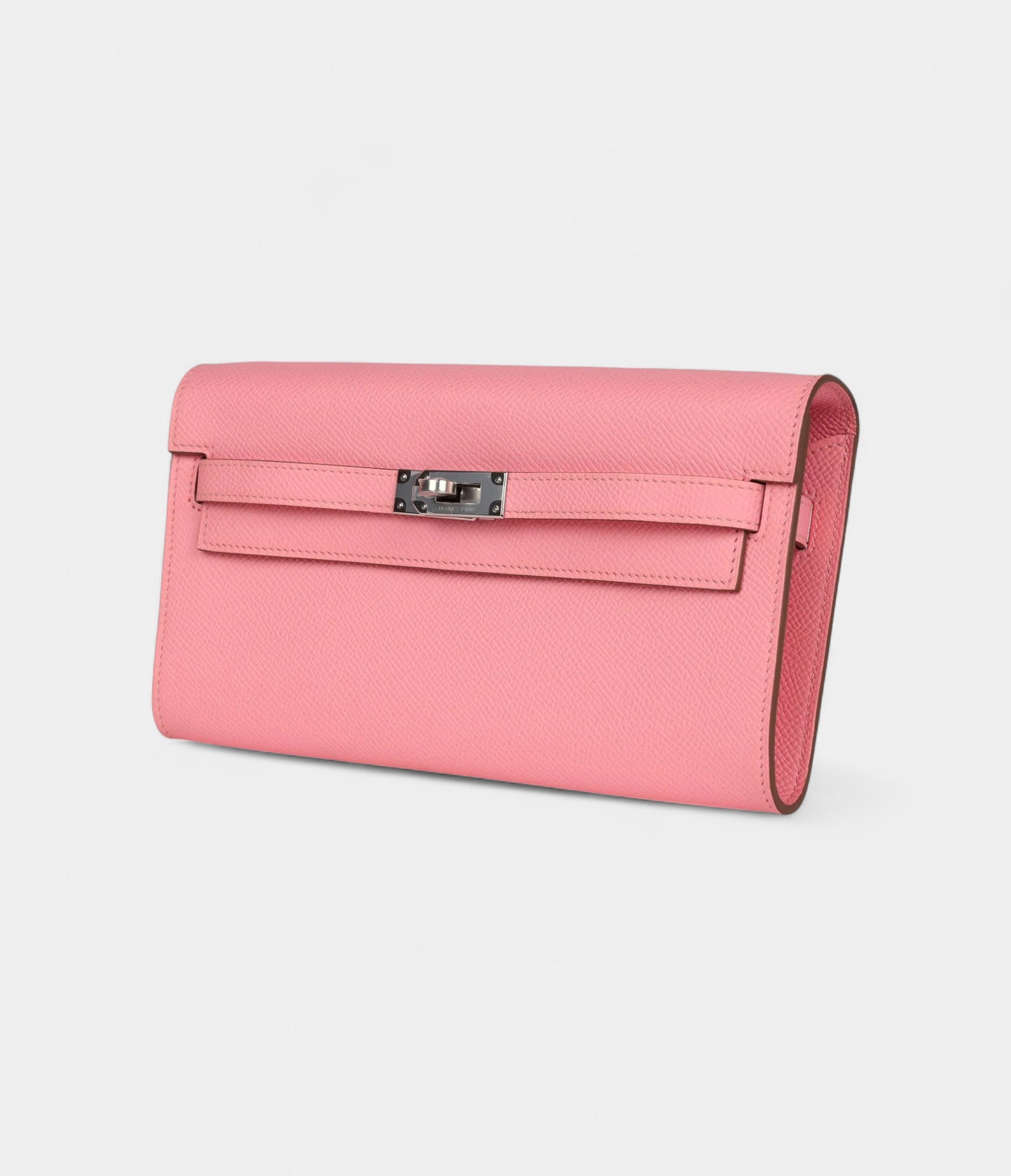 Hermès Kelly Wallet To Go Rose Confetti Epsom Palladium Hardware