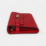Hermès Kelly Wallet To Go Rouge De Coeur Epsom Gold Hardware