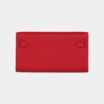 Hermès Kelly Wallet To Go Rouge De Coeur Epsom Gold Hardware