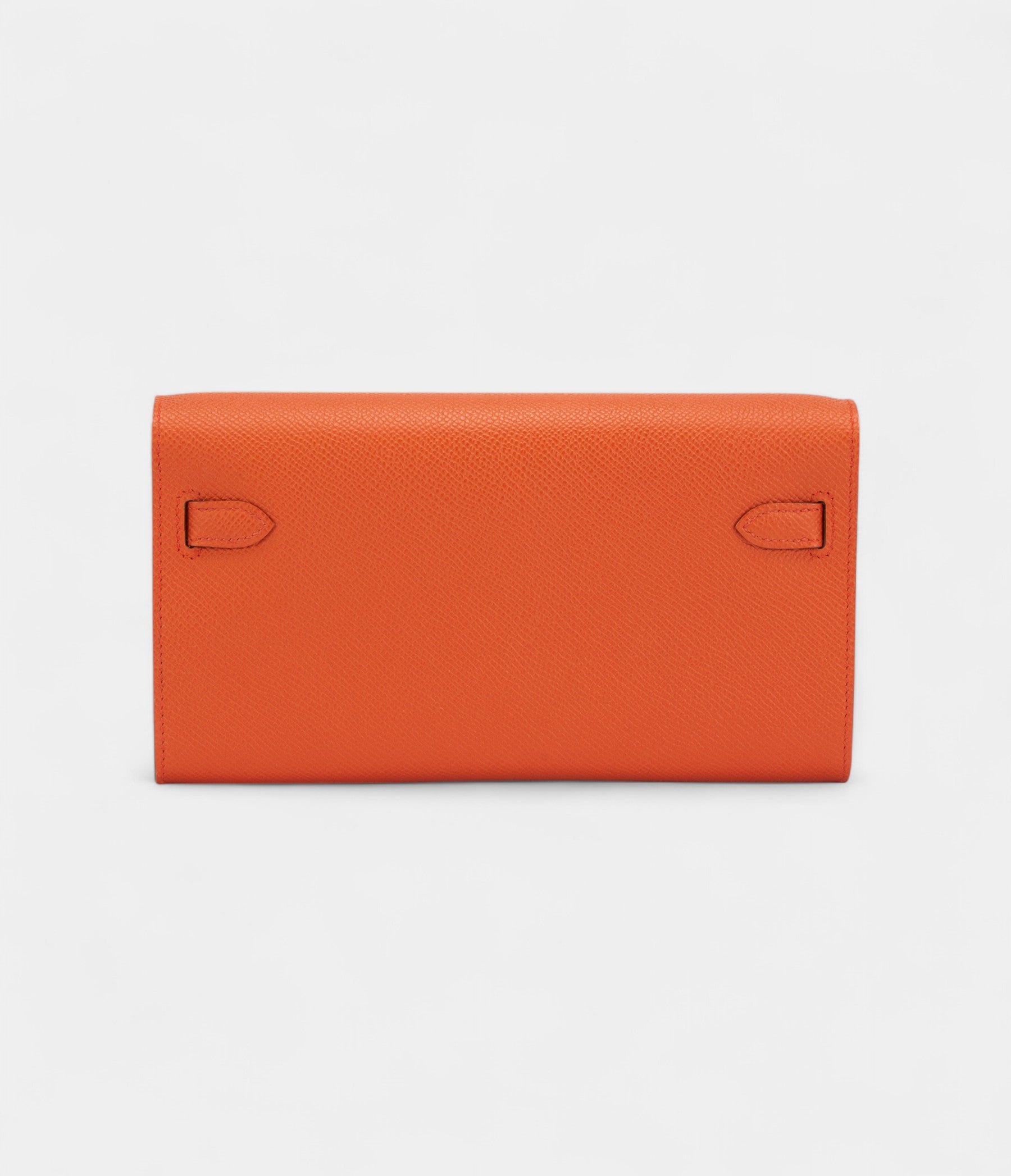 Hermès Kelly Wallet To Go Terre Battue Epsom Leather Palladium Hardware