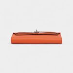 Hermès Kelly Wallet To Go Terre Battue Epsom Leather Palladium Hardware