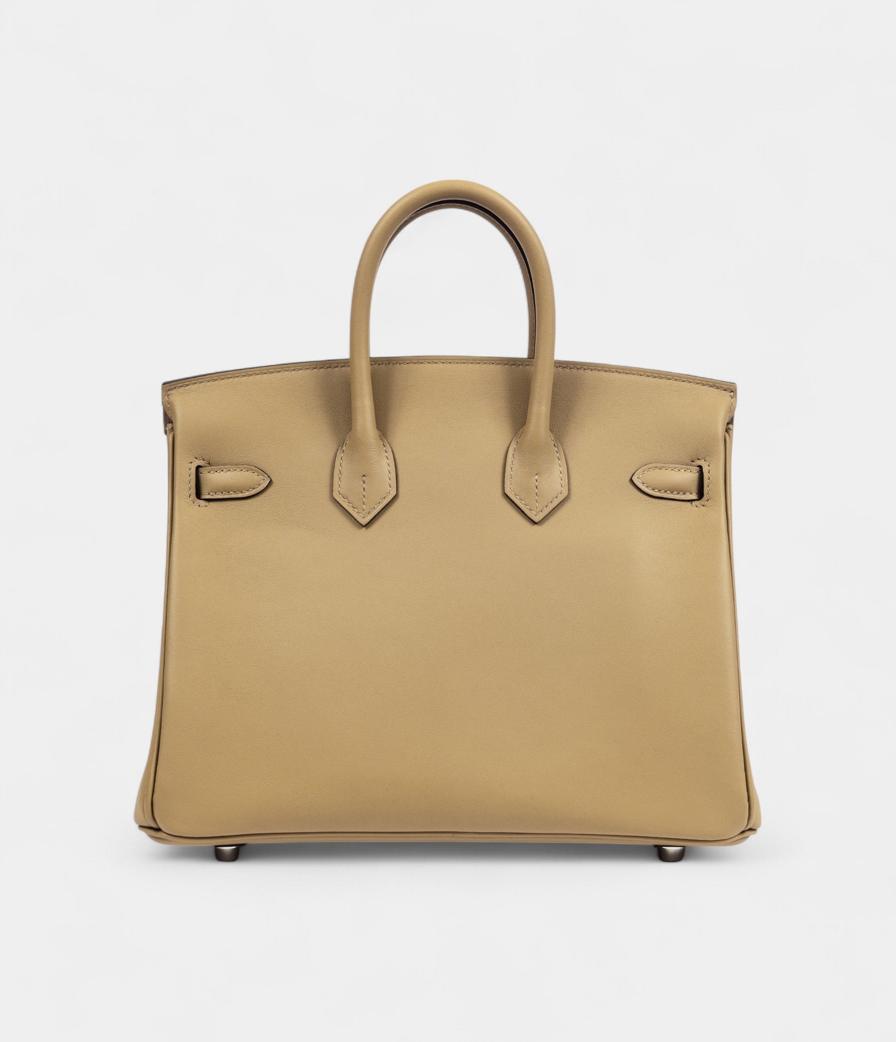 Hermès Limited Edition Biscuit Swift In and Out Birkin 25 Palladium Hardware