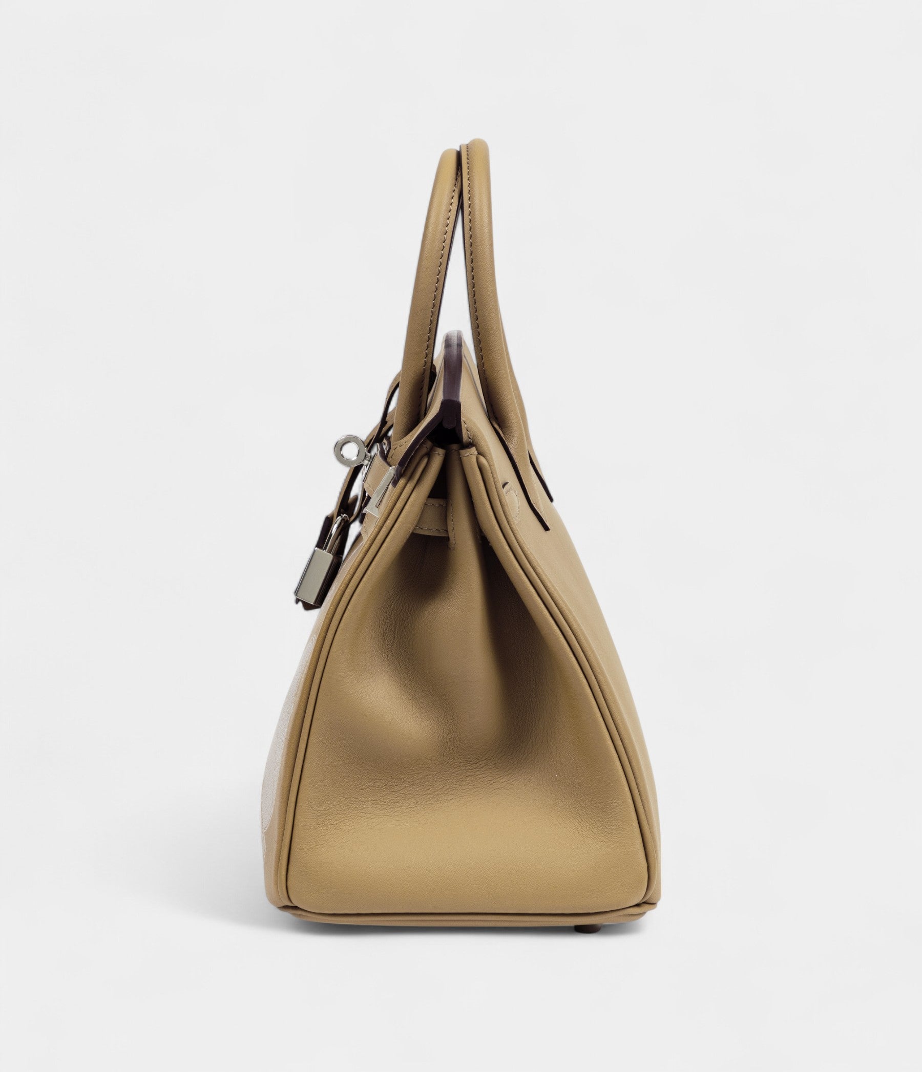 Hermès Limited Edition Biscuit Swift In and Out Birkin 25 Palladium Hardware