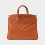 Hermès Limited Edition Gold Swift Shadow Birkin 25