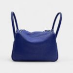 Hermès Lindy 26 Blue Electric in Clemence, Palladium hardware