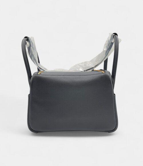 Hermès Lindy 26 Caban in Evercolor Leather with Gold Hardware