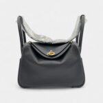 Hermès Lindy 26 Caban in Evercolor Leather with Gold Hardware